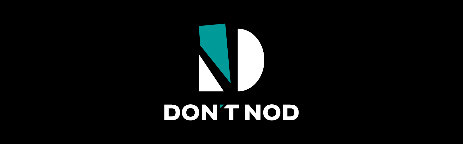 Logotipo atualizado da DON'T NOD sobre fundo neutro